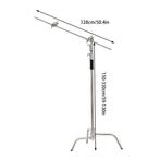 Fotografie Lichtstandaard - Met 2 Gripkop, Audio, Tv en Foto, Fotografie | Fotostudio en Toebehoren, Ophalen of Verzenden, Nieuw