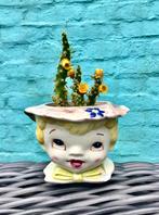 Vintage beeldje / potje miss Dainty hoofdje, Ophalen of Verzenden