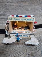 Typische hollands viskraam verlicht kerstdorp kersthuisjes, Ophalen of Verzenden, Zo goed als nieuw