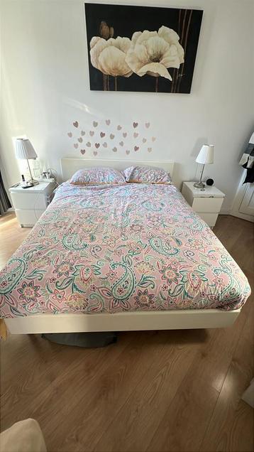 Complete Ikea Malm Bed and nightstands