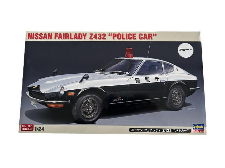 Hasewaga 1/24 Nissan Fairlady Z432, Police HAS-20711, Hobby en Vrije tijd, Modelbouw | Auto's en Voertuigen, Nieuw, Auto, Groter dan 1:32