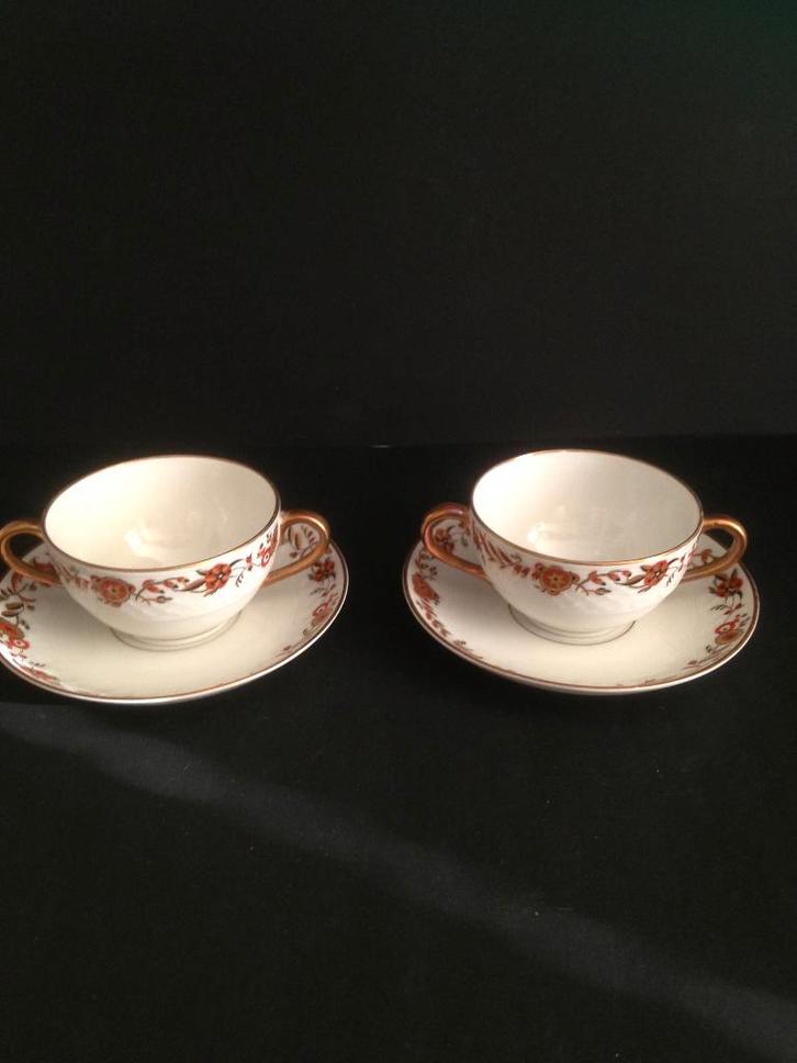 2 kop en schotels Bavaria Schumann Dresdener, Antiek en Kunst, Antiek | Servies los, Ophalen of Verzenden