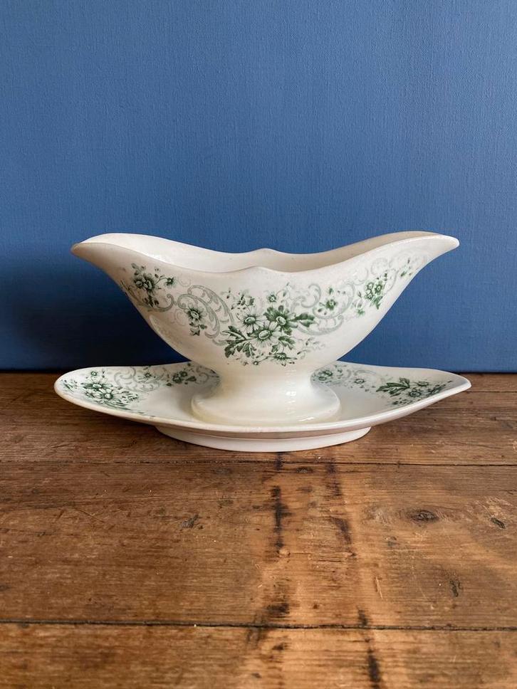 Antieke Sauskom Petrus Regout, Antiek en Kunst, Antiek | Servies los, Ophalen of Verzenden