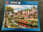 Puzzel King 1000 stukjes “Cottage Canal”, Ophalen of Verzenden, Gebruikt