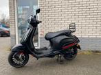 DIKKE VESPA SPRINT S 45KM 4-TAKT BROM MAT BLACK 7000KM BJ202, VESPA, Onbekend, Onbekend, Vespa