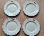 4 dinerborden Emma Bridgewater, serie Birds, Robin, Gebruikt, Ophalen of Verzenden, Bord(en), Overige stijlen
