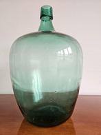 Decorations Fles Vaas - H40 x Ø24 cm – Transparant, Ophalen, Minder dan 50 cm, Groen, Glas