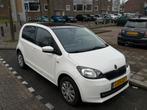 Skoda Citigo 1.0 T 50KW CNG 2013 Wit Apk Pano CruiseControl, Auto's, Voorwielaandrijving, Stof, 4 stoelen, Overige brandstoffen