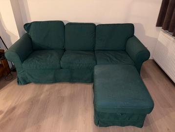 Ikea Ektorp 3 zitsbank + voetenbank - afbeelding 3