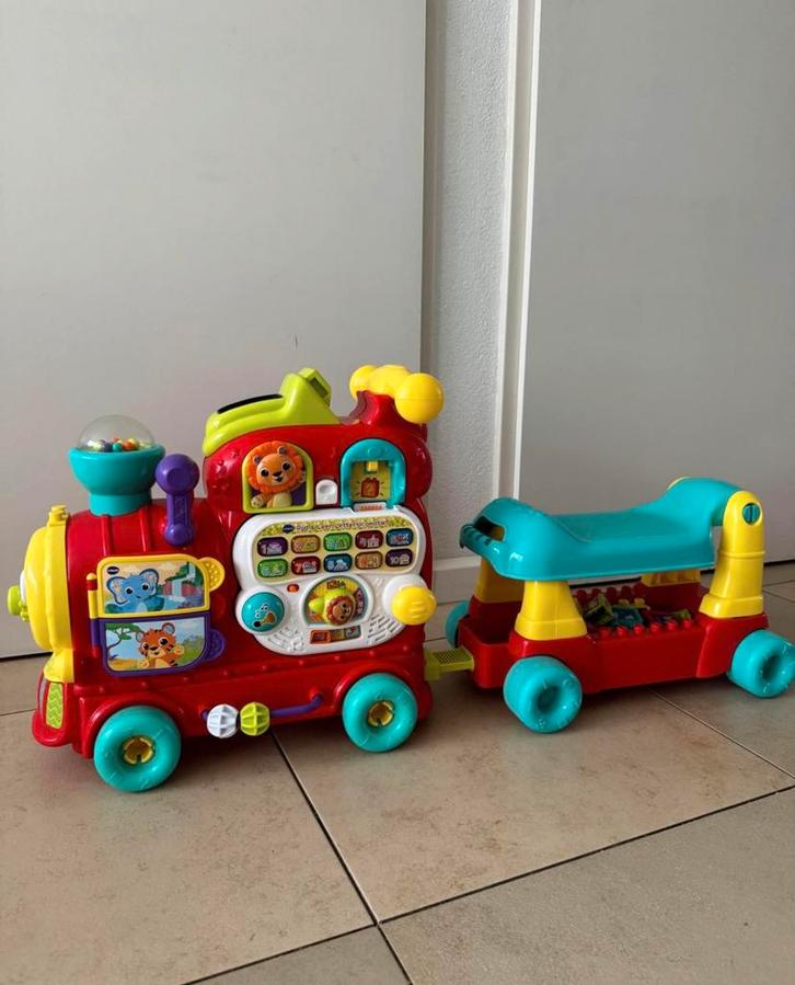 VTech Rijd & Leer Letterlocomotief, Kinderen en Baby's, Speelgoed | Vtech, Zo goed als nieuw, 6 maanden tot 2 jaar, Ophalen