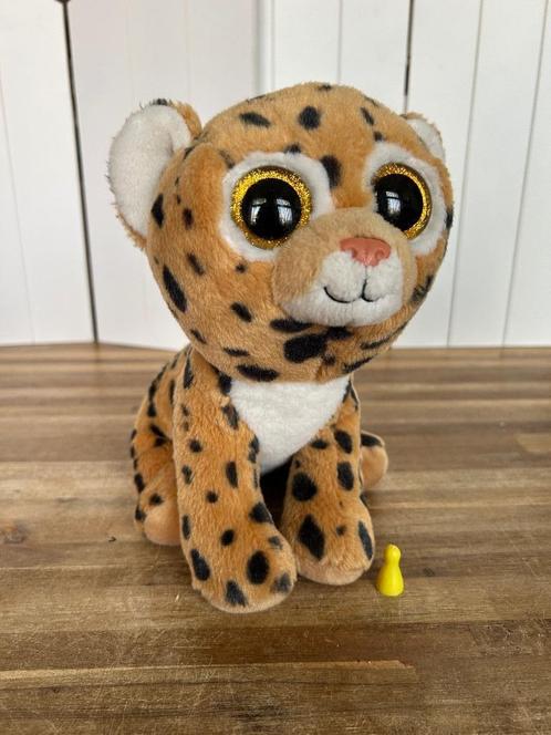TY Beanie Boo: Freckles luipaard 25cm, Kinderen en Baby's, Speelgoed | Knuffels en Pluche, Zo goed als nieuw, Overige typen, Ophalen of Verzenden