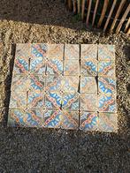 Brocante portugese vloertegel 31 stuks, Ophalen, Rechthoekig, 50 tot 100 cm