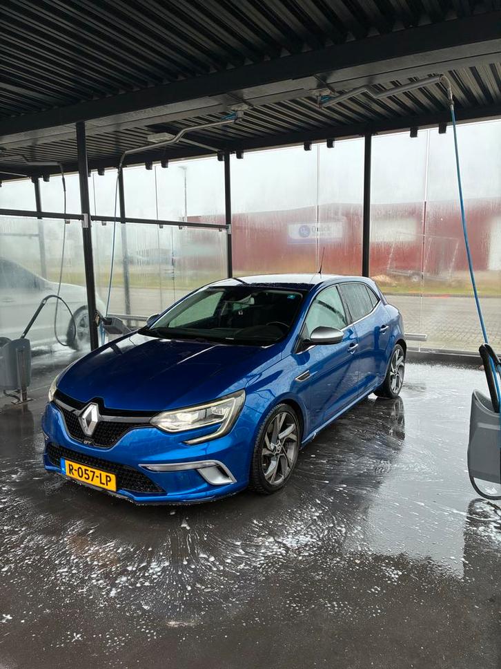 Renault Mégane 1.6 16V 151KW EDC 2016 Blauw, Auto's, Renault, Particulier, Mégane, ABS, Achteruitrijcamera, Adaptieve lichten