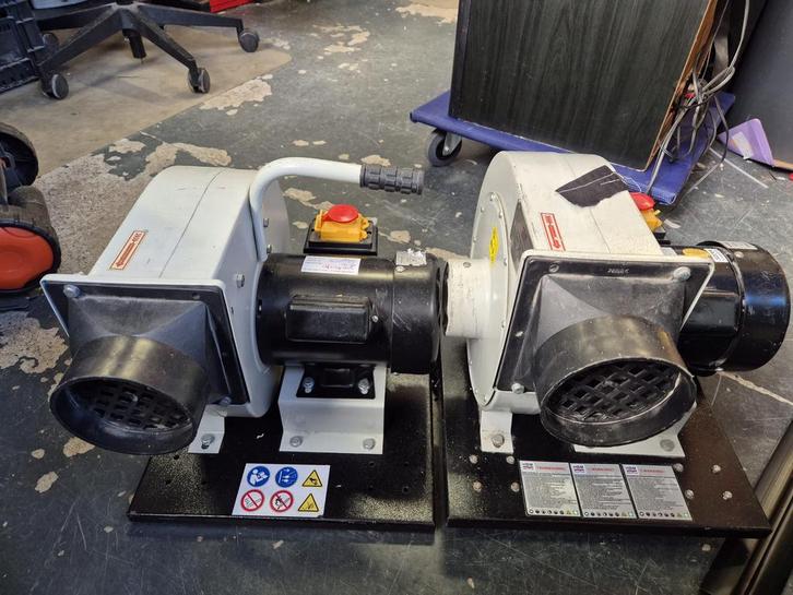 HBM 50 Stofafzuiginstallatie - Twee geteste exemplaren, Doe-het-zelf en Verbouw, Ventilatie en Afzuiging, Gebruikt, Afzuiger, Ophalen