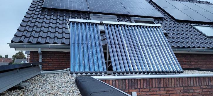 Zonnecollector Heatpipes Prisma Pro 18 + 8 vacuümbuizen, Doe-het-zelf en Verbouw, Verwarming en Radiatoren, Gebruikt, Overige typen