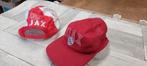 2 Vintage Ajax Caps, Verzamelen, Ophalen of Verzenden, Gebruikt, Ajax