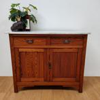 Vintage Frans dressoir commode, ladekast met marmer blad 110, Huis en Inrichting, Kasten | Ladekasten, Valkenswaard, Gebruikt