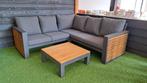 Robuuste loungeset, Tuin en Terras, Ophalen, 4 zitplaatsen, Bank, Aluminium