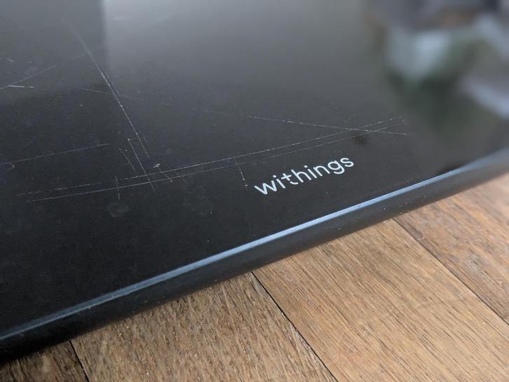 Withings body weegschaal, Witgoed en Apparatuur, Weegschalen, Gebruikt, Digitaal, Personenweegschaal, 1 tot 500 gram, 100 kg of meer