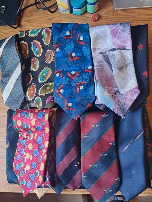 Vintage Stropdassen Collectie katoen en zijde, Kleding | Heren, Stropdassen, Gedragen, Met patroon, Overige kleuren, Ophalen of Verzenden