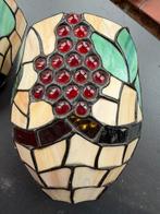 Vintage Tiffany Stijl wandlamp, Ophalen, Wit, Zo goed als nieuw, Ovaal