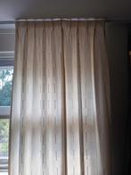 Ecrukleur overgordijnen., Huis en Inrichting, Ophalen of Verzenden, Gebruikt, 100 tot 150 cm, 200 cm of meer