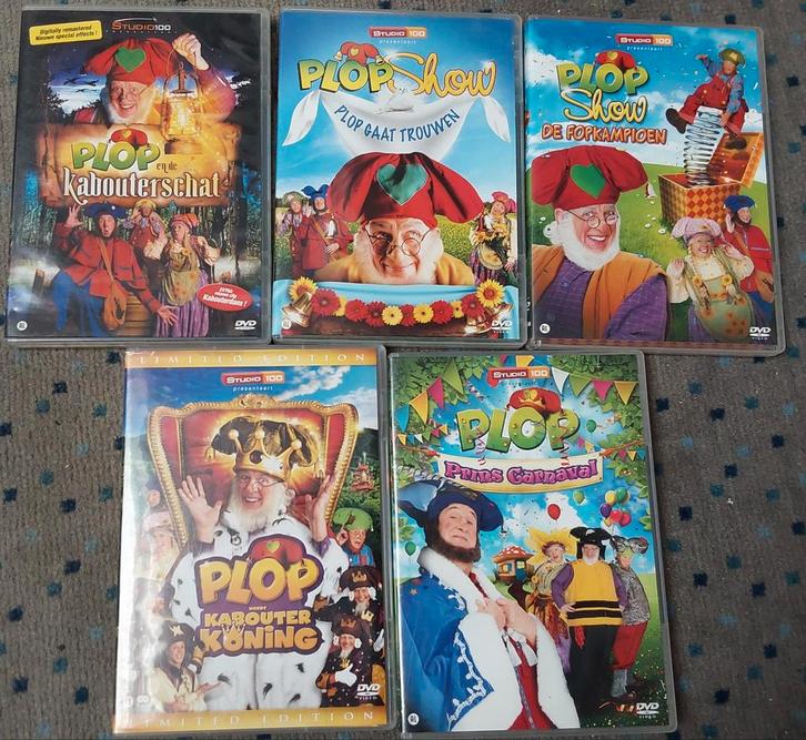 Kabouter Plop 5 DVD Collectie  Krasvrij, Cd's en Dvd's, Dvd's | Kinderen en Jeugd, Ophalen of Verzenden