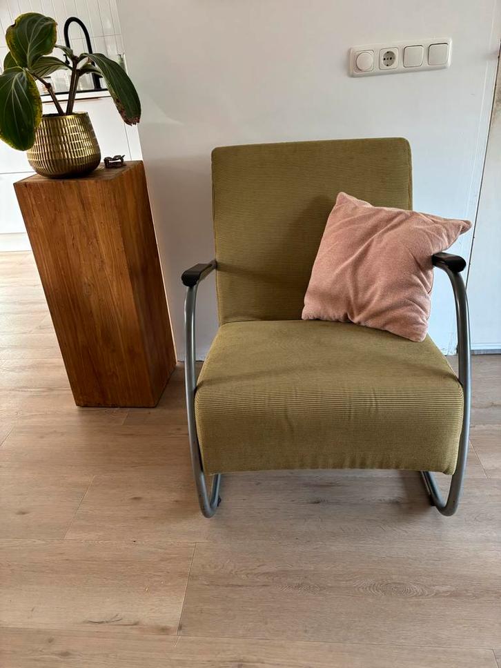 Retro Trendhopper Stoel - Zeer Goede Staat!, Huis en Inrichting, Fauteuils, Zo goed als nieuw, Stof, Minder dan 50 cm, Minder dan 75 cm