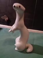 witte otter van porselein, Ophalen of Verzenden, Zo goed als nieuw, Wild dier, Beeldje of Figuurtje