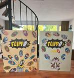 **Complete Flippo-mappen 1 en 2, netjes bewaard in doos!**, Verzamelen, Flippo's, Ophalen of Verzenden, Looney Tunes, Verzameling