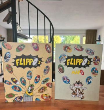 **Complete Flippo-mappen 1 en 2, netjes bewaard in doos!** beschikbaar voor biedingen