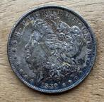 USA 1 Morgan Dollar 1889, Zilver, Ophalen of Verzenden, Losse munt, Noord-Amerika