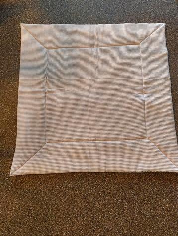 Boxkleed licht roze - wit grijs 104x104 cm beschikbaar voor biedingen