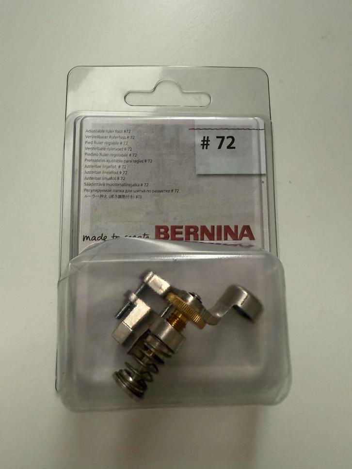 Bernina Rulervoet #72 - Nieuw in Verpakking, Hobby en Vrije tijd, Naaimachines en Toebehoren, Nieuw, Toebehoren, Bernina, Ophalen of Verzenden