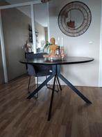 Woood ronde eettafel 120 cm, Huis en Inrichting, Tafels | Eettafels, Rond, Ophalen of Verzenden, Zo goed als nieuw, Vier personen