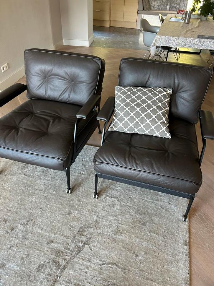 2 Leren Fauteuils Passe Partout Lazio- Zo Goed Als Nieuw, Huis en Inrichting, Fauteuils, Zo goed als nieuw, Leer, 75 tot 100 cm