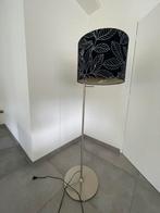 Staande lamp met leeslamp zwart, Huis en Inrichting, Lampen | Vloerlampen, Ophalen, Gebruikt