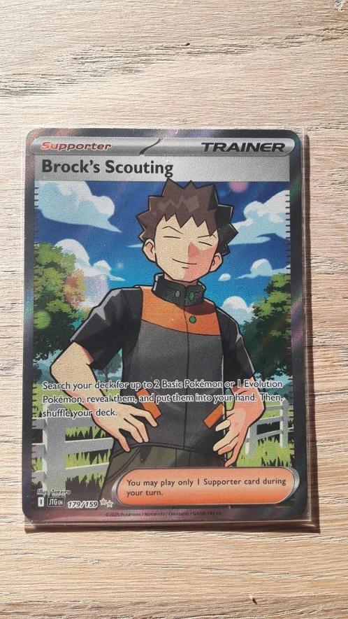 Brock's Scouting #179 Pokémon Journey Together, Hobby en Vrije tijd, Verzamelkaartspellen | Pokémon, Nieuw, Losse kaart, Ophalen of Verzenden