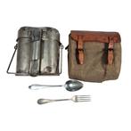 Wo2 Nederlandse complete M.15 eetketel foudraal set CM1933, Verzamelen, Militaria | Tweede Wereldoorlog, 2288CL, Info@dbmmilitaria.nl