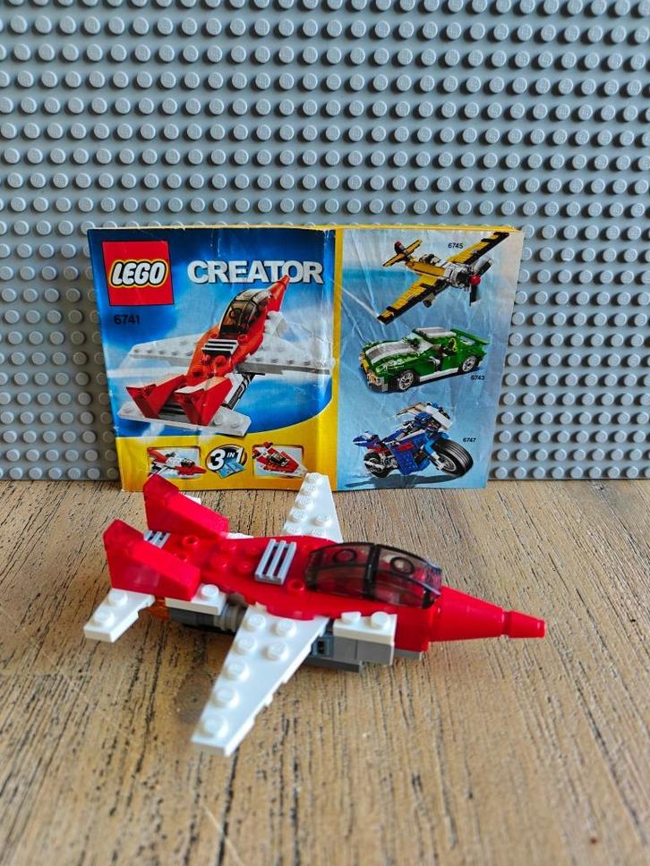 LEGO creator Mini jet 6741, Kinderen en Baby's, Speelgoed | Duplo en Lego, Gebruikt, Lego, Complete set, Ophalen of Verzenden