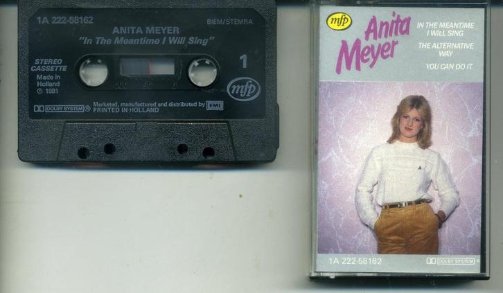Anita Meyer In The Meantime I Will Sing 10 nrs cassette 1982, Cd's en Dvd's, Cassettebandjes, Zo goed als nieuw, Origineel, Pop