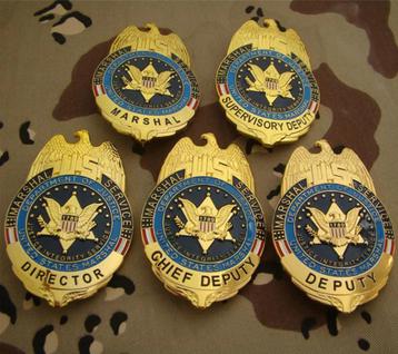 Department Of Justice Badge (Agent Politie Marshal USA) beschikbaar voor biedingen