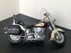 F.M. Harley Davidson Heritage Softail 1:10, Verzamelen, Motoren, Ophalen of Verzenden, Zo goed als nieuw