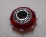 Pandora murano bedel met zilveren kern nr.322, Pandora, Zo goed als nieuw, 1 bedel, Glas of Kristal