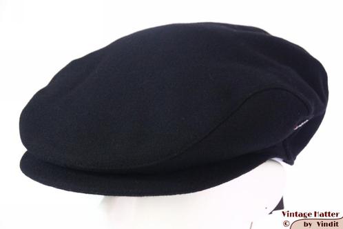 Platte pet Wigens zwart wol met oorwarmers 55 = S - XS nieuw, Kleding | Dames, Hoeden en Petten, Nieuw, Pet, 55 cm (S, 6⅞ inch) of minder
