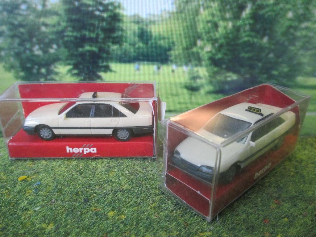 Opel Omega A - Herpa Taxi, Ophalen of Verzenden, Nieuw, Auto, Herpa