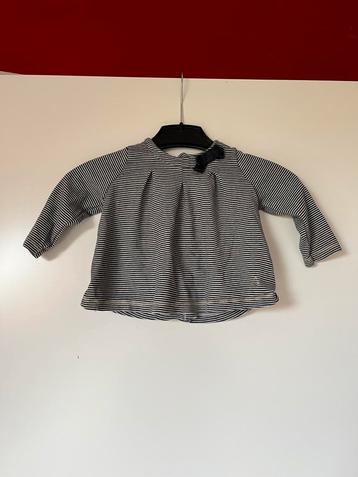 Blauw - wit strepen trui lange mouw,maat 74 van Petit Bateau beschikbaar voor biedingen