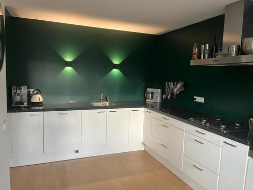 Siematic keuken, Huis en Inrichting, Keuken | Complete keukens, Gebruikt, Hoekkeuken, Wit, Graniet of Steen, Ophalen