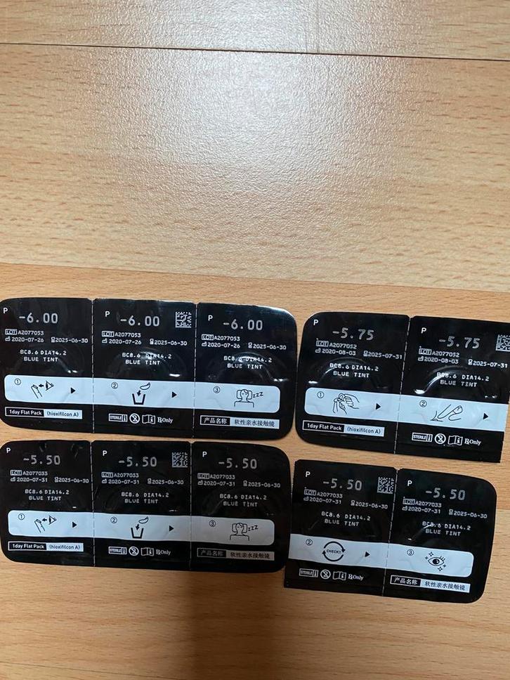 IWear slim daglenzen dag lenzen -5.50 -5,75 en -6.00, Diversen, Verpleegmiddelen, Nieuw, Ophalen of Verzenden