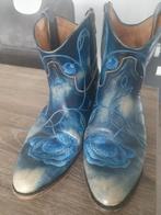 Sendra Laarzen - Blauw met Bloemen, Sendra, Blauw, Lage of Enkellaarzen, Ophalen of Verzenden